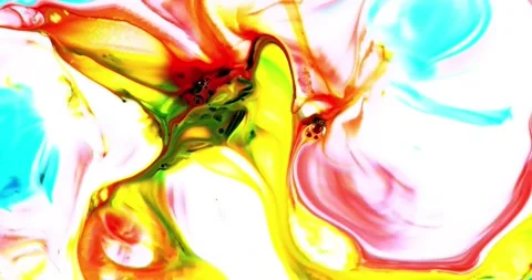 Psychedelic fluid art abstract motion background 動画素材 341402667