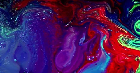 Psychedelic fluid art abstract motion background 스톡 동영상 341402831