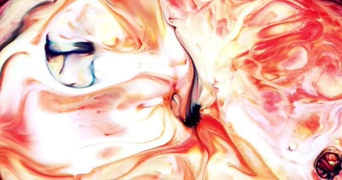 Psychedelic fluid art abstract motion background Stock Footage 341539696