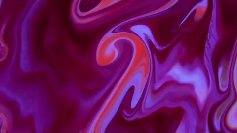 Psychedelic fluid art abstract motion background Stock Footage 341539730