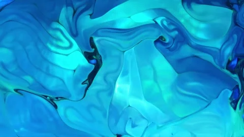 Psychedelic fluid art abstract motion background Stock Footage 341539785