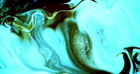Psychedelic fluid art abstract motion background Stock Footage 341539824