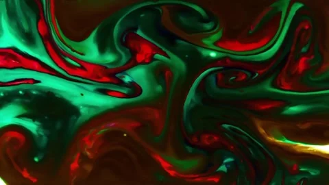 Psychedelic fluid art abstract motion background Stock Footage 341539832