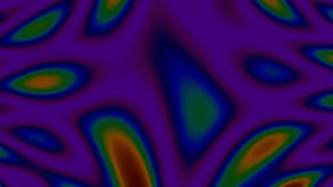 Psychedelic Fluid Flow Background: Mesmerizing Digital Wave Pattern Animati.. Stock Footage 337161845
