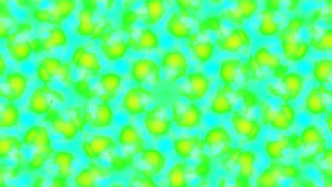 Psychedelic fluid geometric texture: Neon glow repeating pattern background.. Stock Footage 337704637