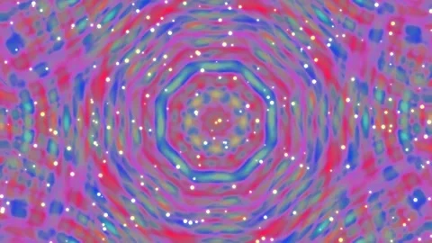 Psychedelic fluid pattern with vibrant flowing colors background Stock Footage 339388065