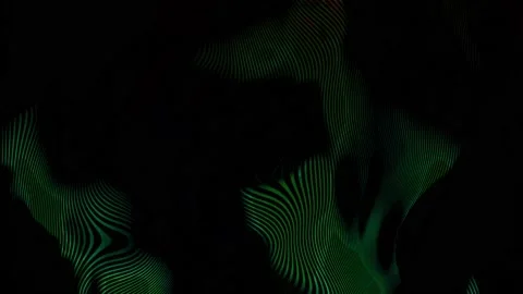 Psychedelic fluorescent flames and moiré lines animation. Video stock 218155190