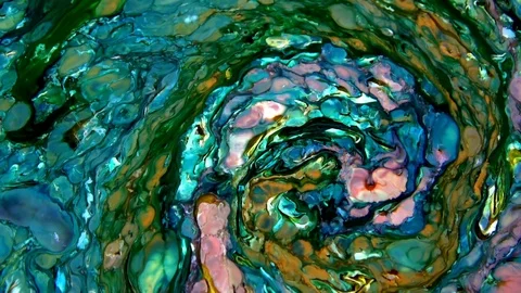 Psychedelic Galactic Paint Texture Background 271 Stock Footage 124625990