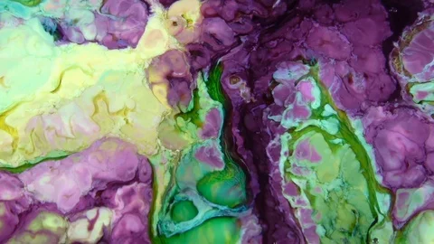 Psychedelic Galactic Paint Texture Background 241 Stock Footage 124626896