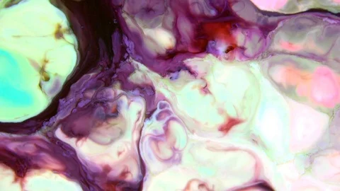 Psychedelic Galactic Paint Texture Background 285 Stock Footage 124703087