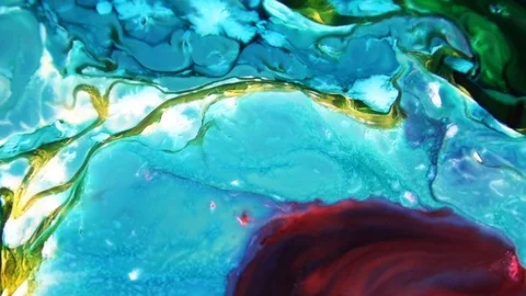 Psychedelic Galactic Paint Texture Background 279 Stock Footage 124709689