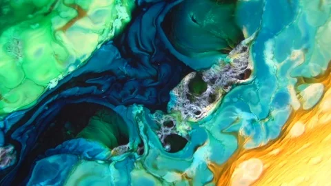 Psychedelic Galactic Paint Texture Background 278 Stock Footage 124711505