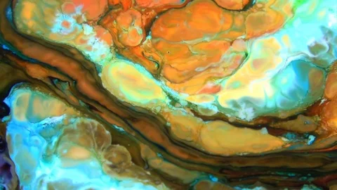 Psychedelic Galactic Paint Texture Background 284 Stock Footage 124712699