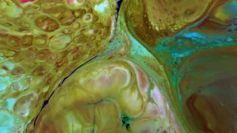 Psychedelic Galactic Paint Texture Background 283 Stock Footage 124714961