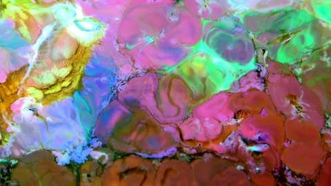 Psychedelic Galactic Paint Texture Background 304 Stock Footage 124722720