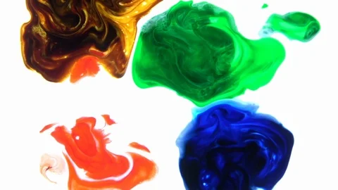 Psychedelic Galactic Paint Texture Background 303 Video stock 124723814