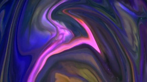 Psychedelic Galactic Paint Texture Background 298 Stock Footage 124725406