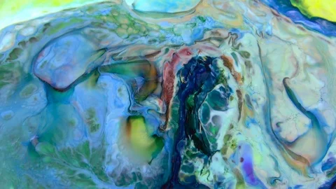 Psychedelic Galactic Paint Texture Background 299 Stock Footage 124727229