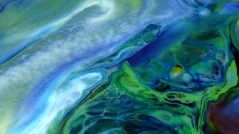 Psychedelic Galactic Paint Texture Background 296 Stock Footage 124727437