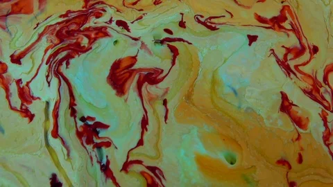 Psychedelic Galactic Paint Texture Background 297 Stock Footage 124727481