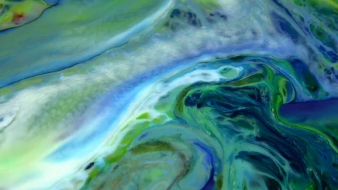 Psychedelic Galactic Paint Texture Background 310 Stock Footage 124744260