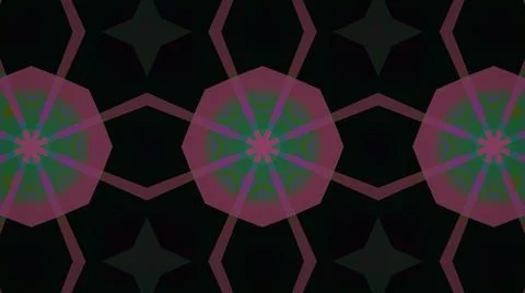 Psychedelic geometry illustration Illustrazione stock