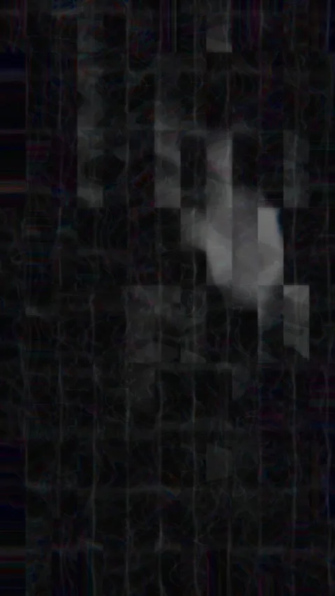 Psychedelic Glitch Background 4K Vertical — Digital VJ Overlay Stock Footage 329678736