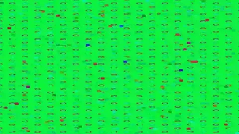 Psychedelic Glitch Background 4K — VJ Overlay Seamless Loop Stock Footage 329812543