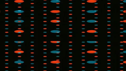 Psychedelic Glitch Background 4K — VJ Overlay Seamless Loop Stock Footage 329814029