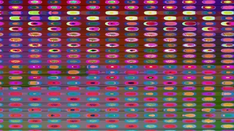 Psychedelic Glitch Background 4K — VJ Overlay Seamless Loop Stock Footage 329817140