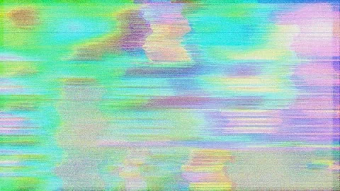 Psychedelic Glitch Loop 4K — Digital Distortion VJ Overlay Stock Footage 329799859