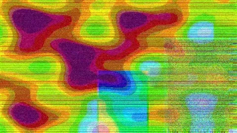 Psychedelic Glitch Loop 4K — Digital Distortion VJ Overlay Stock Footage 329800125