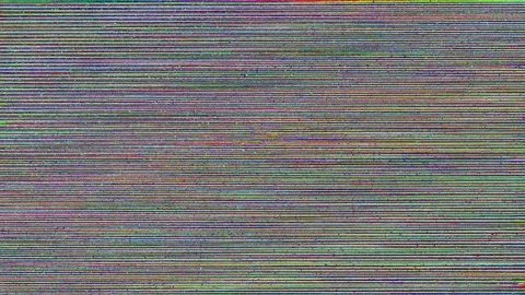 Psychedelic Glitch Loop 4K — Digital Distortion VJ Overlay Stock Footage 329800288