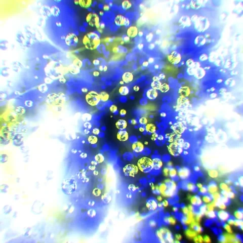 Psychedelic Glitch Tunnel with Light Rays and Particle Explosion Loop Stock Footage 335317195