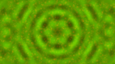 Psychedelic glowing abstract yellow ripple circle pattern for energy visual.. Stock Footage 336508754