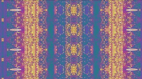 Psychedelic Glowing Fractals Loop Background Stock-Footage 109619628