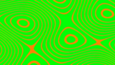 Psychedelic Green Abstract Wave Pattern Background for Modern Animated Vide.. Stock Footage 341059196