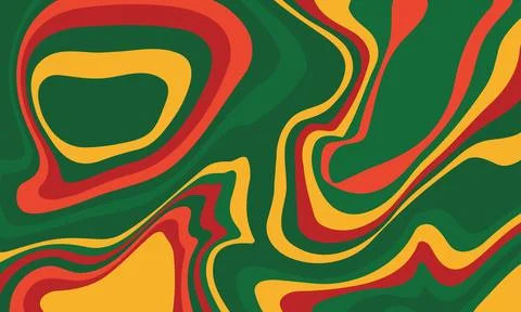 Psychedelic groovy background. Colorful abstract background. Stock Illustration