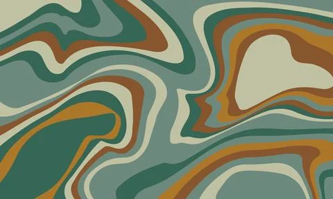 Psychedelic groovy background. Colorful abstract background. Stock Illustration