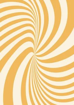 Psychedelic groovy vector spiral stripes pattern イラスト素材