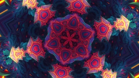 A Psychedelic hallucinogenic drugs  background. A visualisation to trigger Видео 227322288