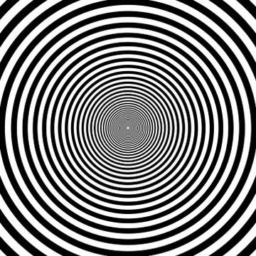 Psychedelic Hypnotic spiral Stock-Illustration