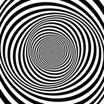 Psychedelic Hypnotic spiral Illustration