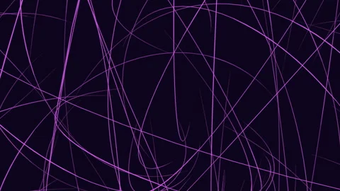 Psychedelic illusion neon lines in dark hole Stock Footage 245549880