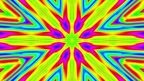 Psychedelic infrared flower light vj loop Stock Footage 240323942