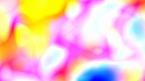 Psychedelic Ink Blob Bubble Shape Splotches Merging and Splitting Stock Footage 120964851