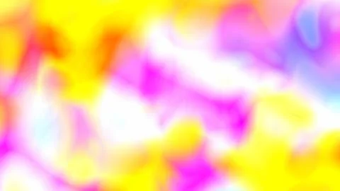 Psychedelic Ink Blob Bubble Shape Splotches Merging and Splitting Stock Illustration