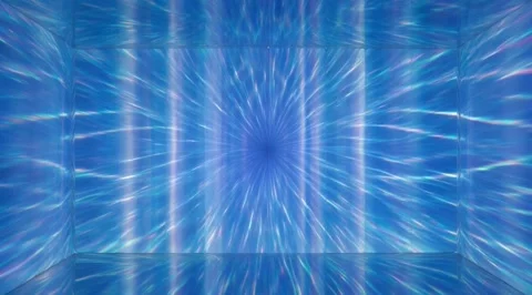 Psychedelic iridescent holographic cosmic explosion with glittering particles Stock Footage 331453025