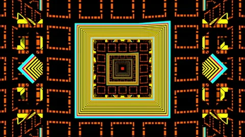 Psychedelic Kaleida. Stock Footage 68481111