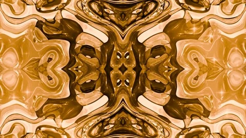 Psychedelic kaleidoscope effect loop animated background Stock Footage 276493879